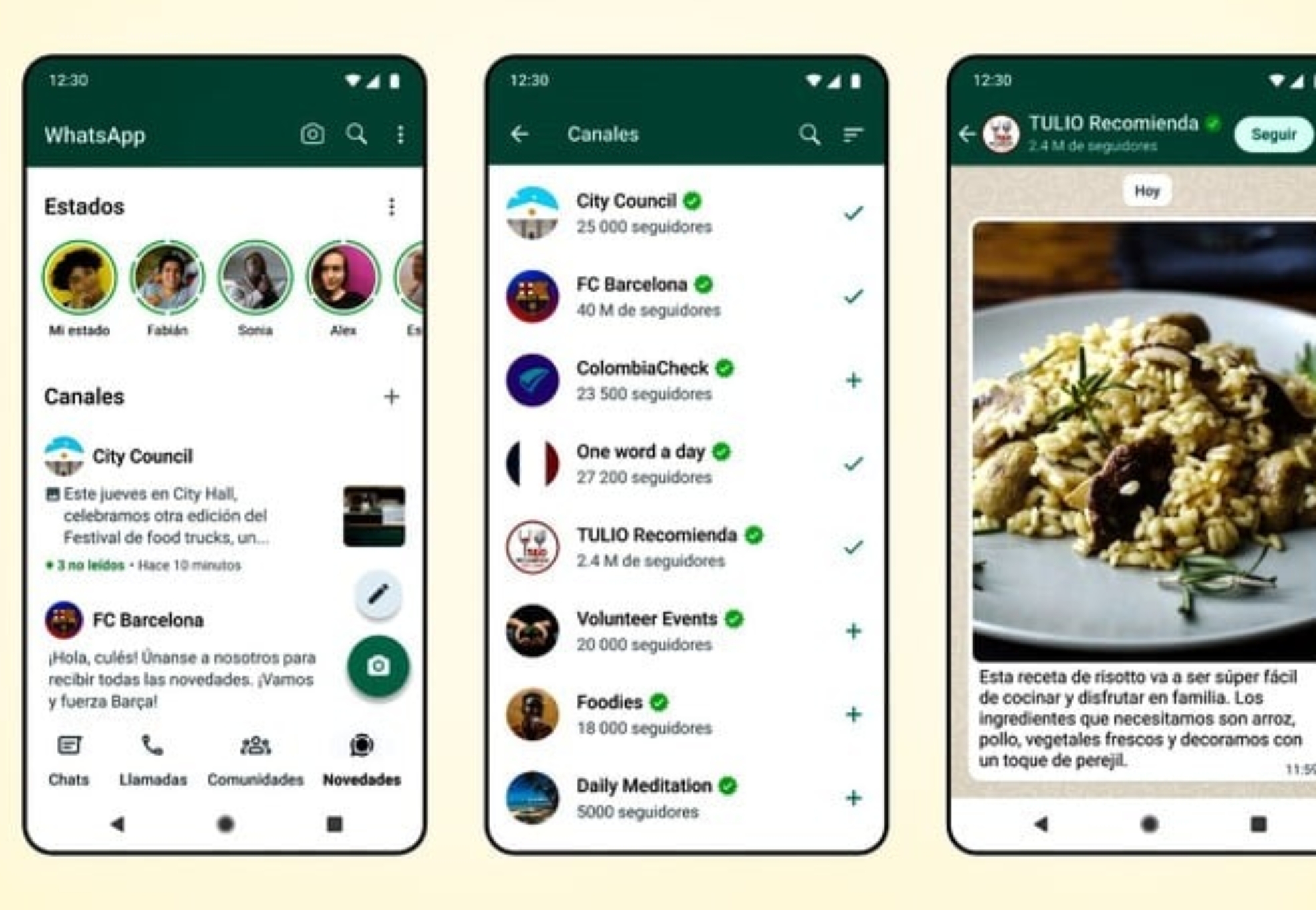 Los canales de WhatsApp ya son oficiales: cómo usar la nueva función